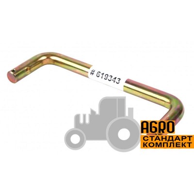 Скоба верхнього жалюзійного сита грохота 619343 Claas