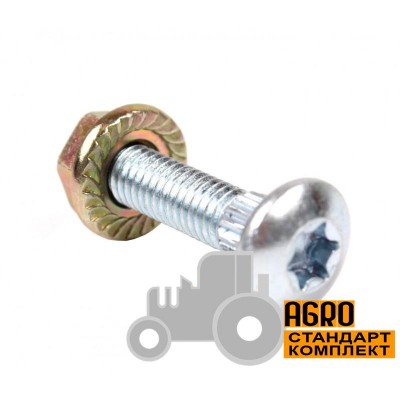 Болт с гайкой (М6х20) головки ножа жатки комбайна 84429100 CNH