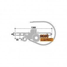 Направляюча пальця підбирача 80211567 New Holland