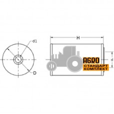 Фільтр повітряний AR80653 [Agro Parts] [Agro Parts]