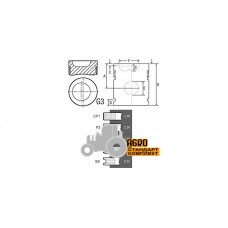 Поршень з пальцем та кільцями 3640442M91 Massey Ferguson, [Bepco]