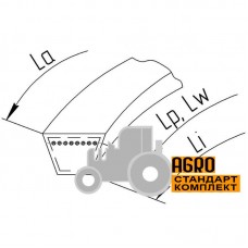 Приводной клиновой ремень 20x12,5x6800 [Stomil Harvest L=L] - 328656M1 Massey Ferguson