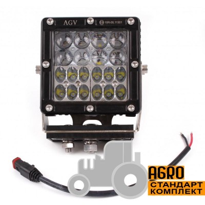 Фара дополнительная LED 60 W (20x3W XB-D), 4500 Lm, квадратная