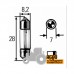 Лампа розжарювання 12V 3W K SV7-8 - 8GM 002 094-121[Hella]