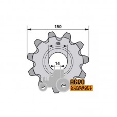 Зірочка елеватора - 06549862 Deutz-Fahr, Z11