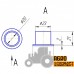 Тефлоновая втулка 008515.0 к агротехнике Claas