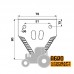 Сегмент ножа жатки 420100046 комбайна John Deere, Deutz Fahr, [Rasspe]