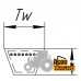 Приводной клиновой ремень B-2660Lw (B103) [Roulunds]
