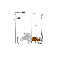 Пружинный палец пресс-подборщика New Holland , 185мм