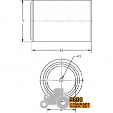 Фильтр воздушный 643169 [Agro Parts] [Agro Parts]