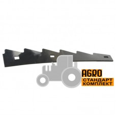 Накладка ротора 0007528792 Claas Lexion - ліва, кінцева, 11х15мм, 3 отвори