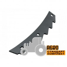 Накладка ротора 752874 Claas Lexion - права кінцева, 3 отвори, 11х15мм