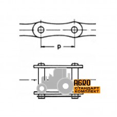 Замок цепи роликовой 755509 Claas 12A-1 [AD]