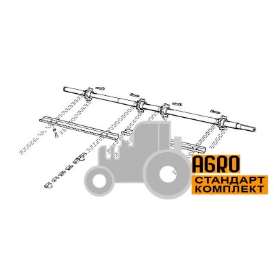 Тяговий ланцюг трансп. пох. камери в зборі - 645154 Claas