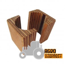 Дерев'яний підшипник 735106 соломотряса комбайна Claas - 30х60х65мм [Original]