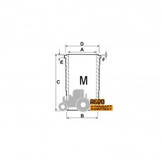 Гільза готова двигуна - T32340 John Deere [Bepco]