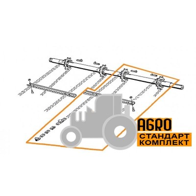 Тяговий ланцюг трансп. пох. камери в зборі - 630355 Claas