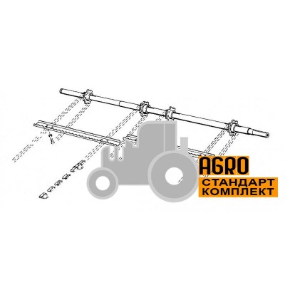 Тяговий ланцюг трансп. пох. камери в зборі - 614942 Claas