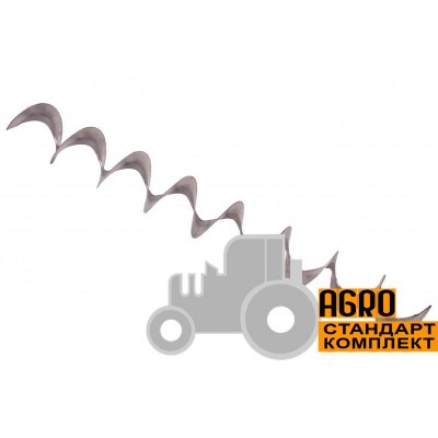 Спираль шнека бункера комбайна Claas - правая, 120x120x30мм