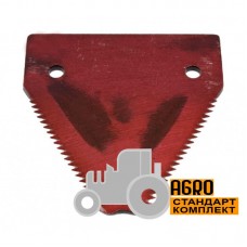 Сегмент ножа жатки 80365110 комбайна New Holland, Massey Ferguson