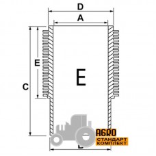 Гильза финишная двигателя - 04157756 Deutz-Fahr [Bepco]