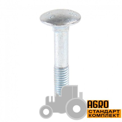 Болт М 8х50 півпотайний під кв. 040412 Geringhof, 8.8