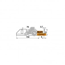 Направляющая головки косы - 206196M1 Massey Ferguson