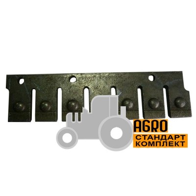 Пластина противорежущими (гребенка) 175мм