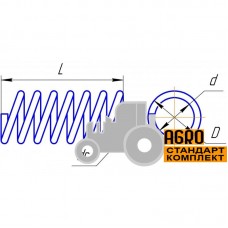 Пружина прес-підбирача New Holland , 12х16х31