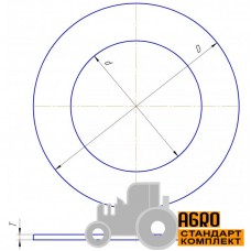 Накладка фрикційна 972866.0 Claas Markant, 102x170 мм