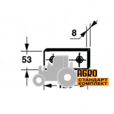 Направляюча планка 781748M2 Massey Ferguson