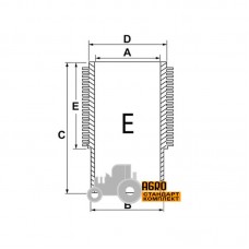 Гильза финишная двигателя - 04156586 Deutz-Fahr [Bepco]