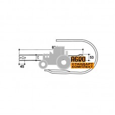 Направляюча скоба підбирача - CC32669 John Deere