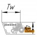 Приводной клиновой ремень B17x4110 Lw, (B160) [Gates Delta Classic]