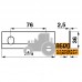 Направляюшая планка 0650.6395.0 Deutz-Fahr